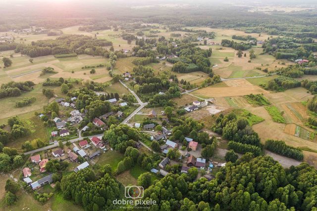 Borki k ulanowa z drona